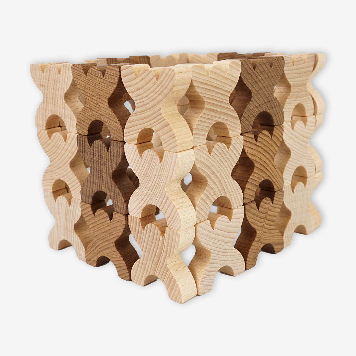 Goki Nature X-Shaped Wooden Stacking Game
