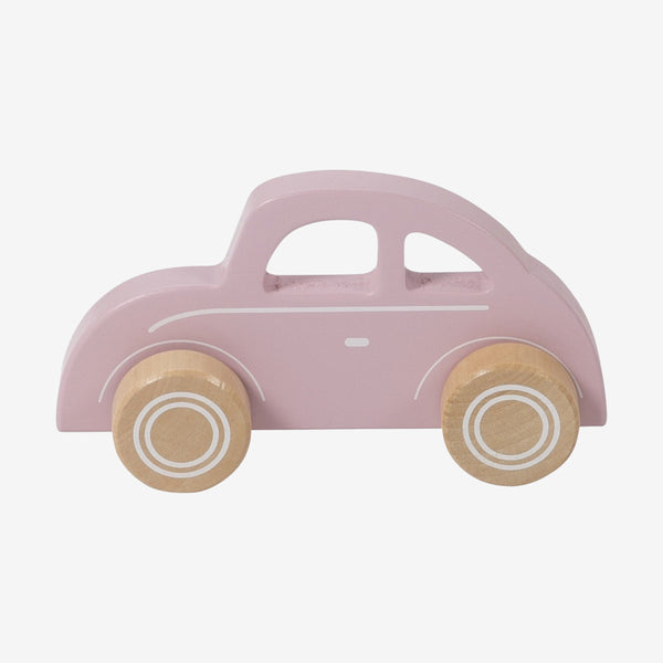 Little Dutch Small Wooden Toy Car – Pink