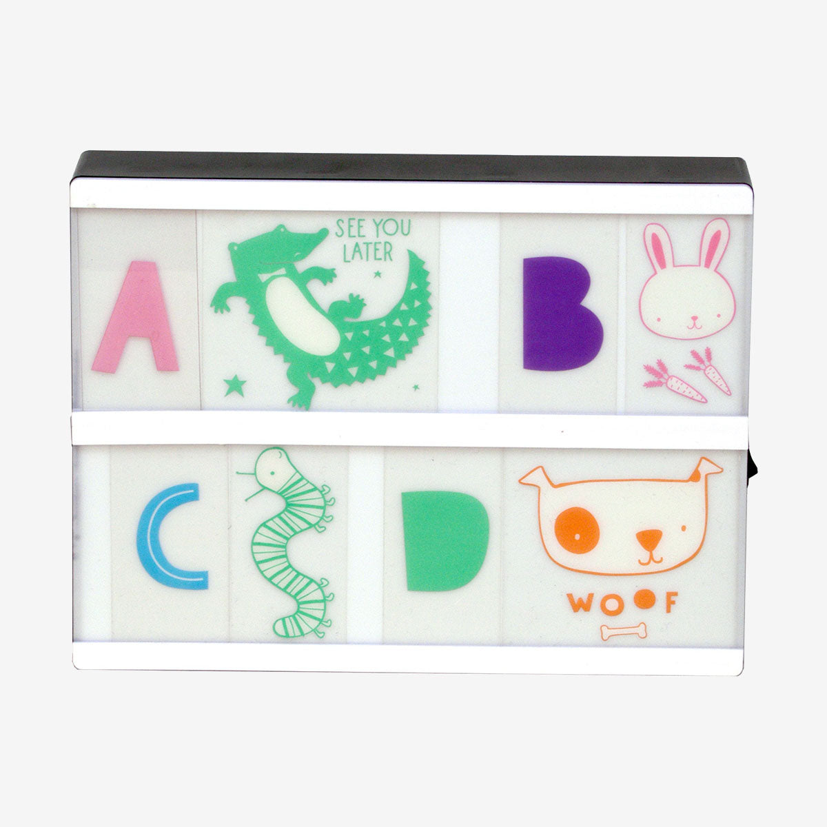 A Little Lovely Company Lightbox ABC Set - Pastel