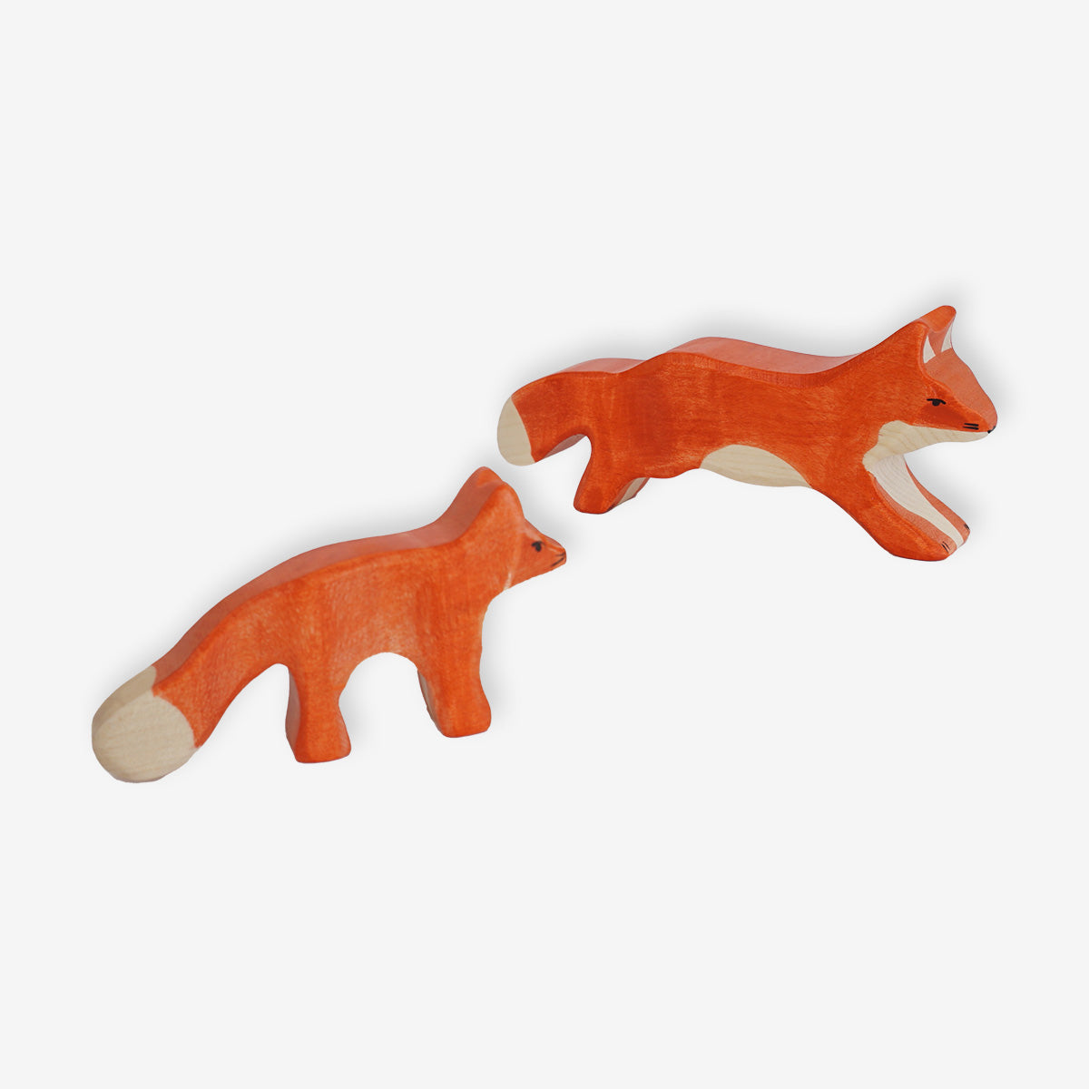 Holztiger Running Fox Wooden Figure