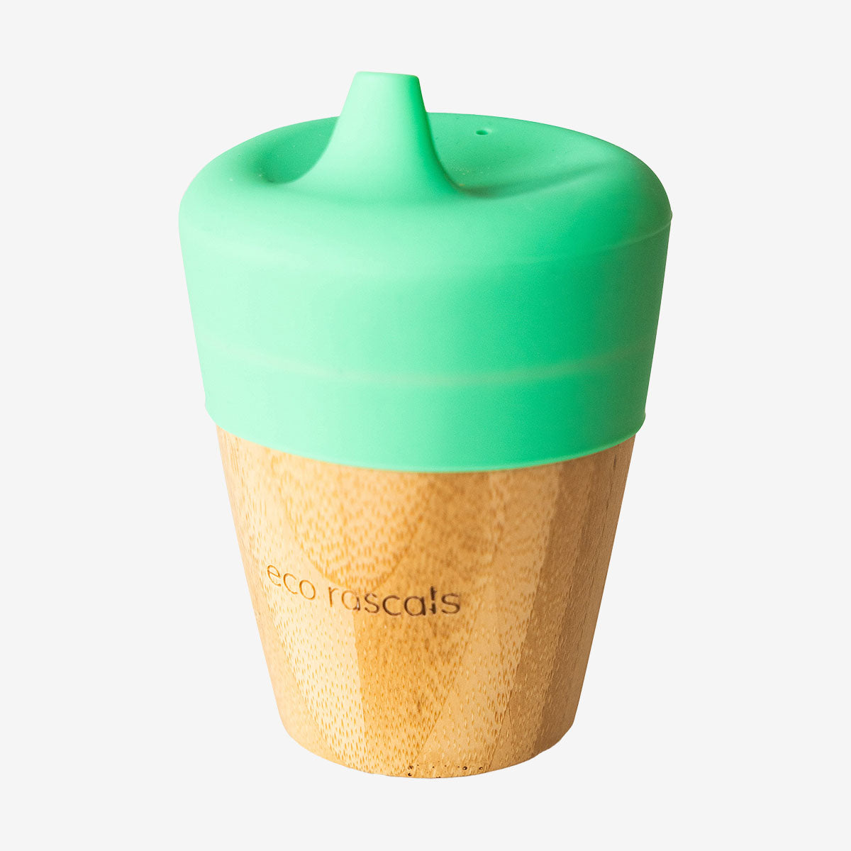 Eco Rascals 190ml Bamboo Sippy Cup – Green
