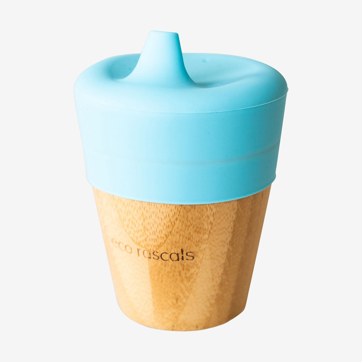Eco Rascals 190ml Bamboo Sippy Cup – Blue