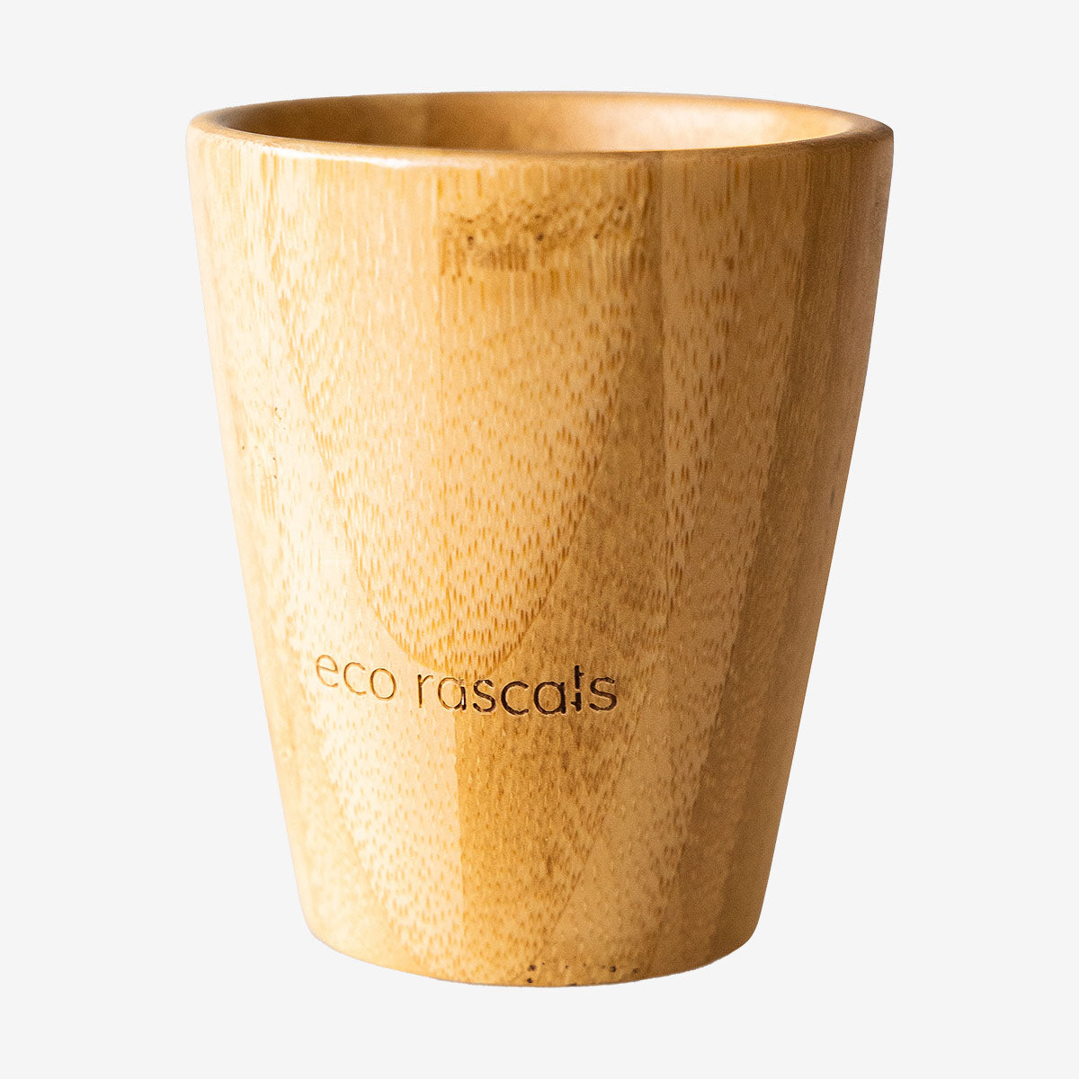 Eco Rascals 240ml Bamboo Cup & 2 Straws - Orange