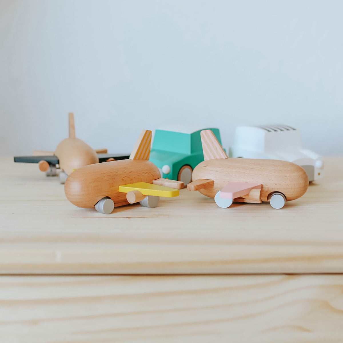 Kiko+ & gg* Wooden Mini Jet – Yellow