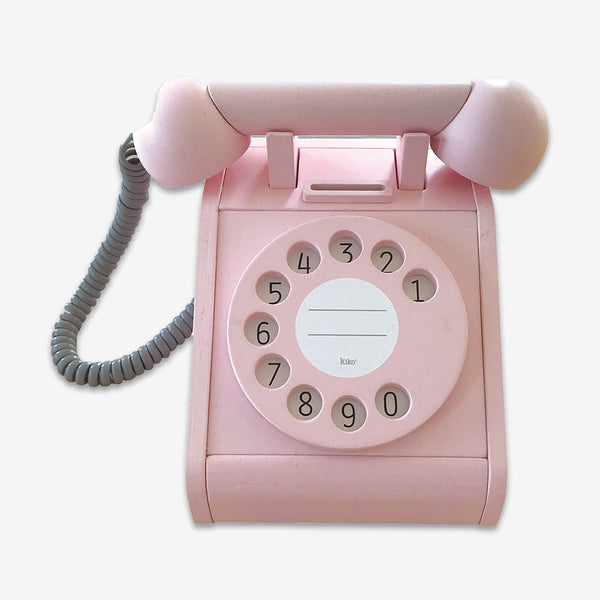Kiko+ & gg* Wooden Telephone – Pink