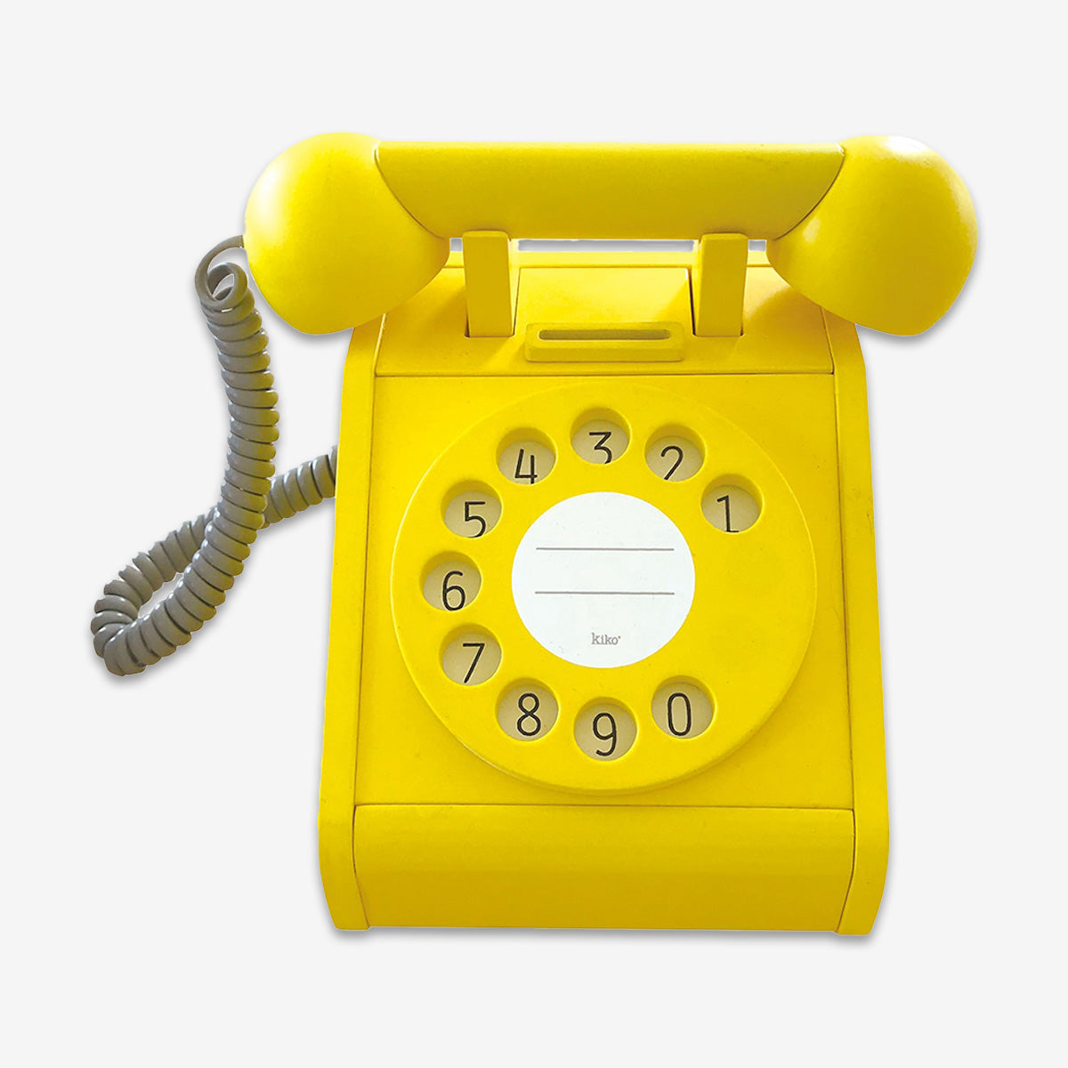 Kiko+ & gg* Wooden Telephone – Yellow