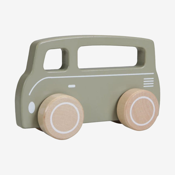 Little Dutch Wooden Toy Van – Olive Green