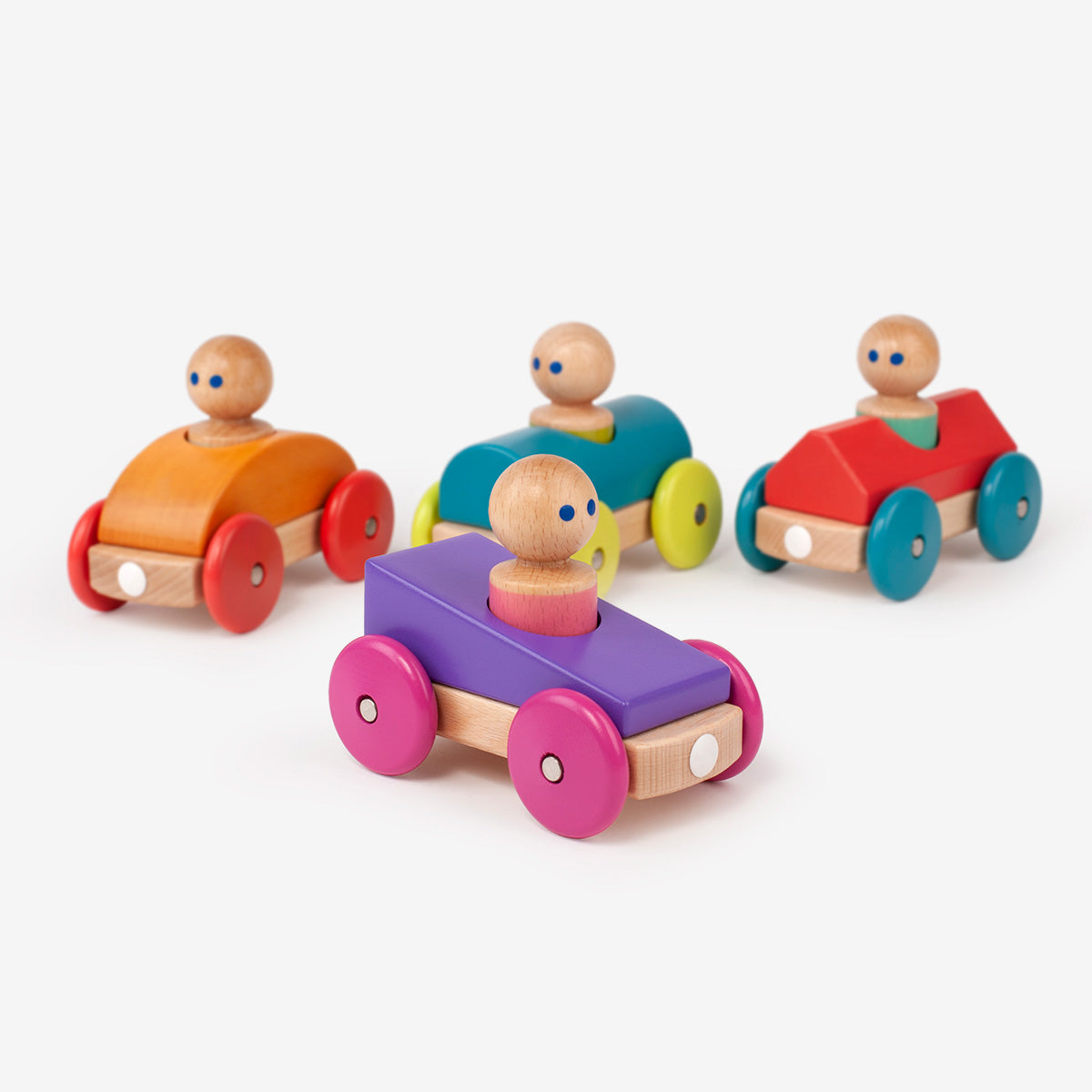 Tegu Magnetic Toy Racer – Poppy