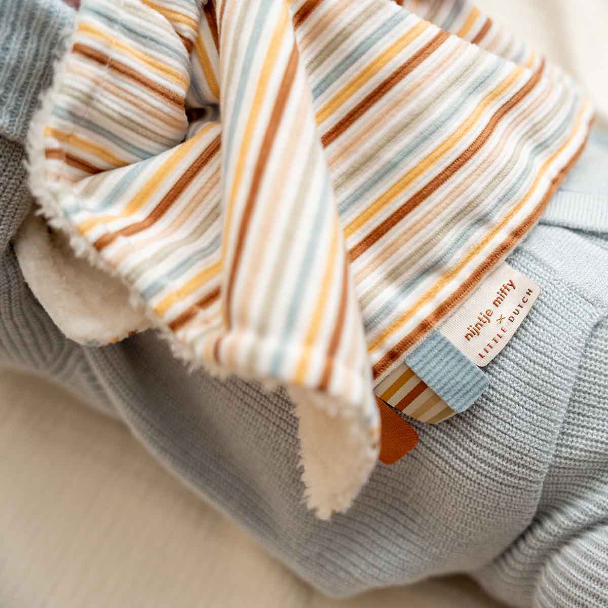 Miffy x Little Dutch Cuddle Cloth - Sunny Stripes