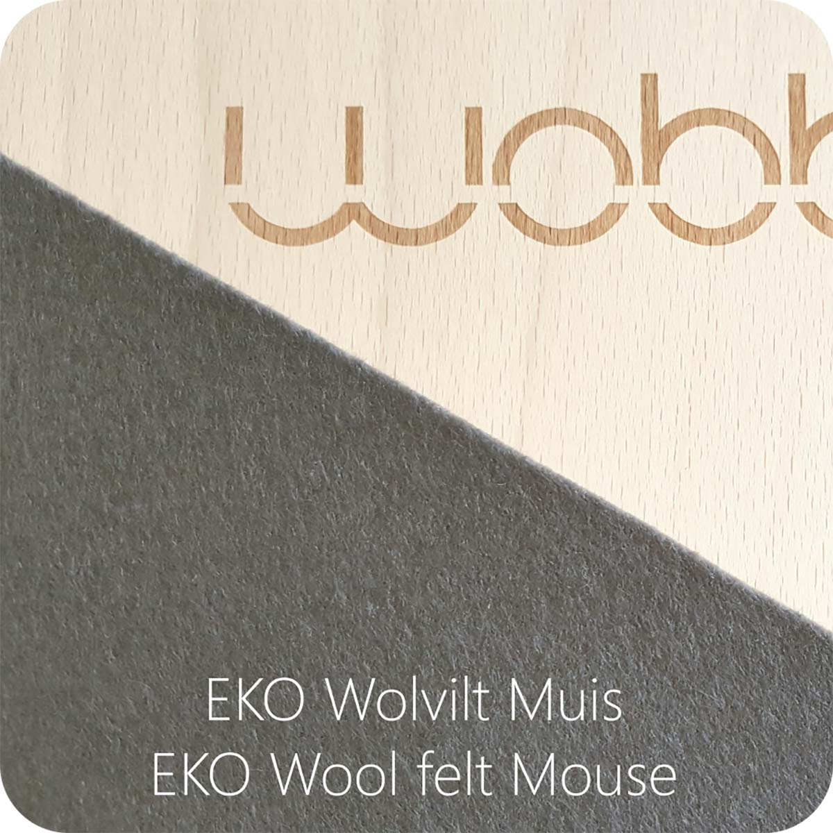Wobbel Pro Transparent With Felt - Mouse