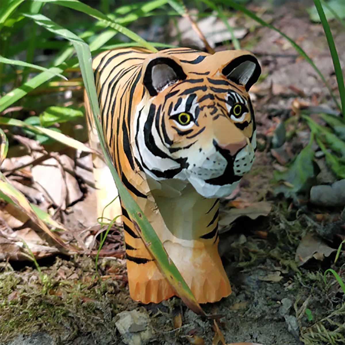 Wudimals Wooden Animal - Tiger