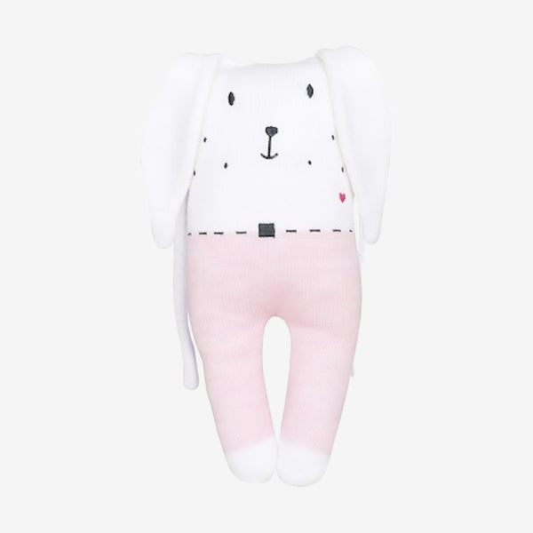 Apero Knit Bunny Cushion - Pink