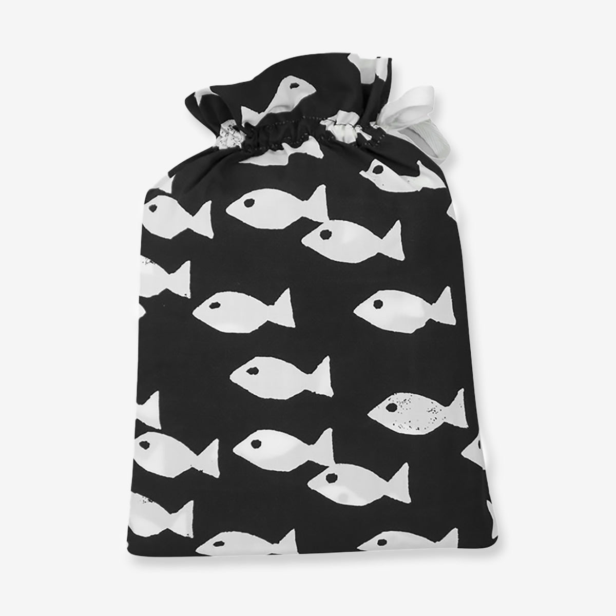 Fine Little Day Fish/Wave Cot Bed Bedding – Black