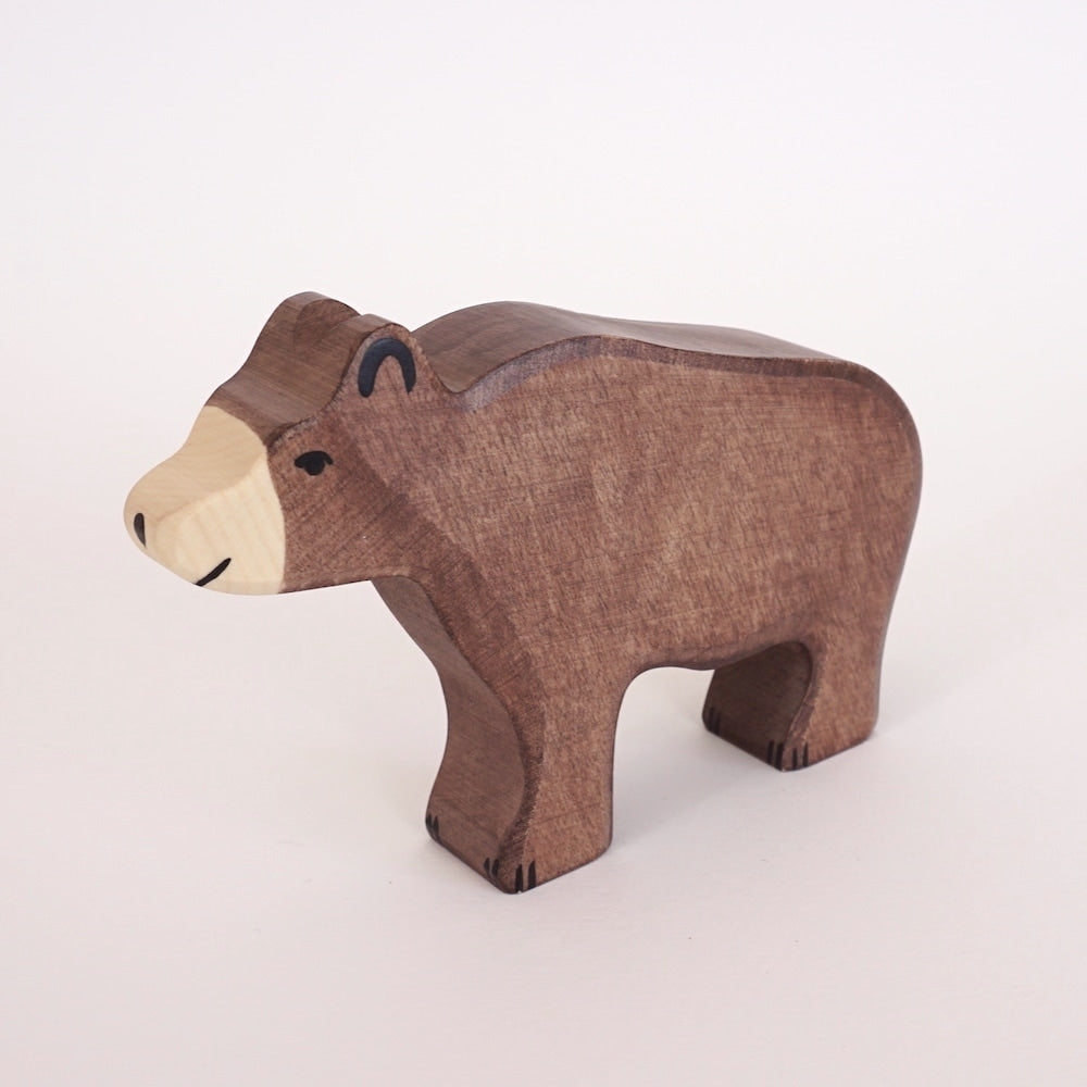 Holztiger Brown Bear Wooden Figure