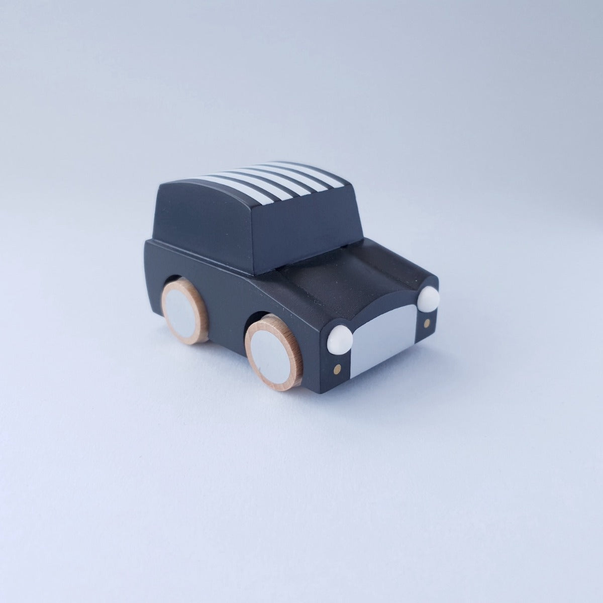 Kiko+ & gg* Wooden Toy Car - Black Stripe