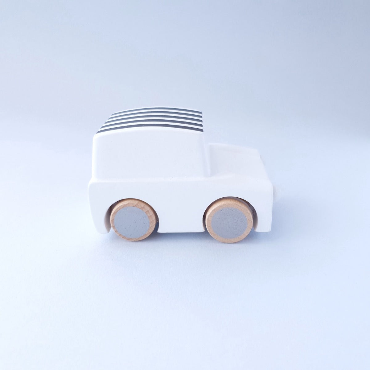 Kiko+ & gg* Wooden Toy Car - White Stripe
