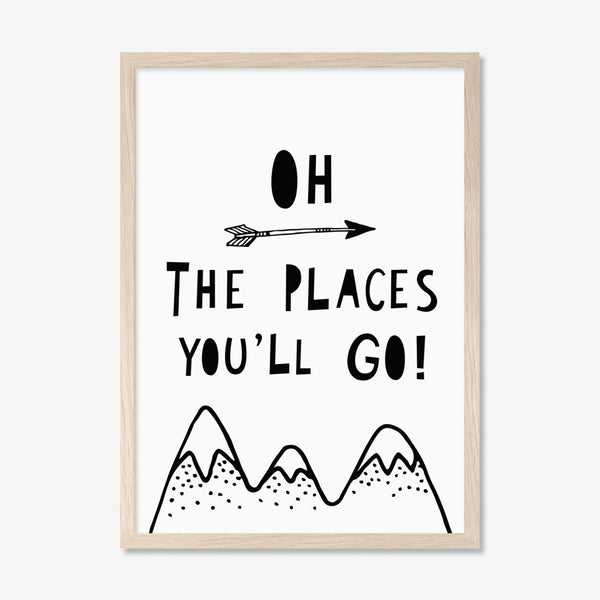 Mini Learners Oh The Places You Will Go Poster
