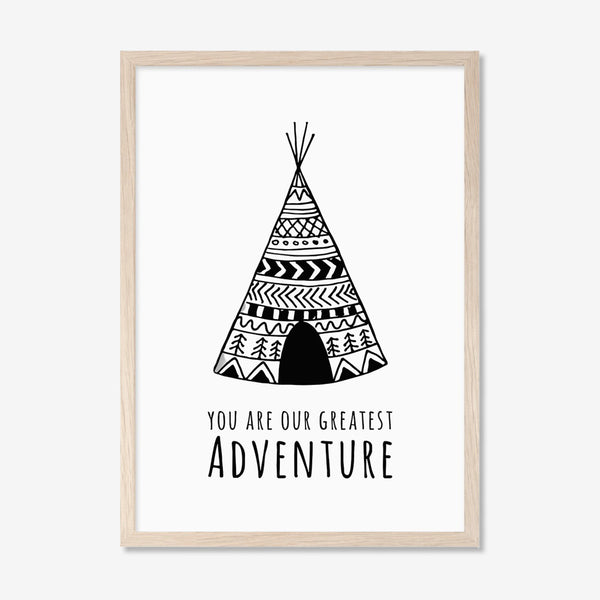 Mini Learners You Are Our Greatest Adventure Poster