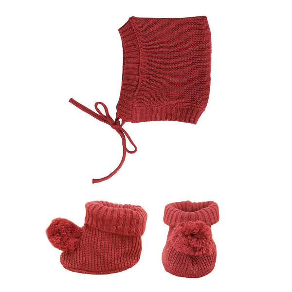 Olli Ella Dinkum Doll Knit Set Outfit – Plum