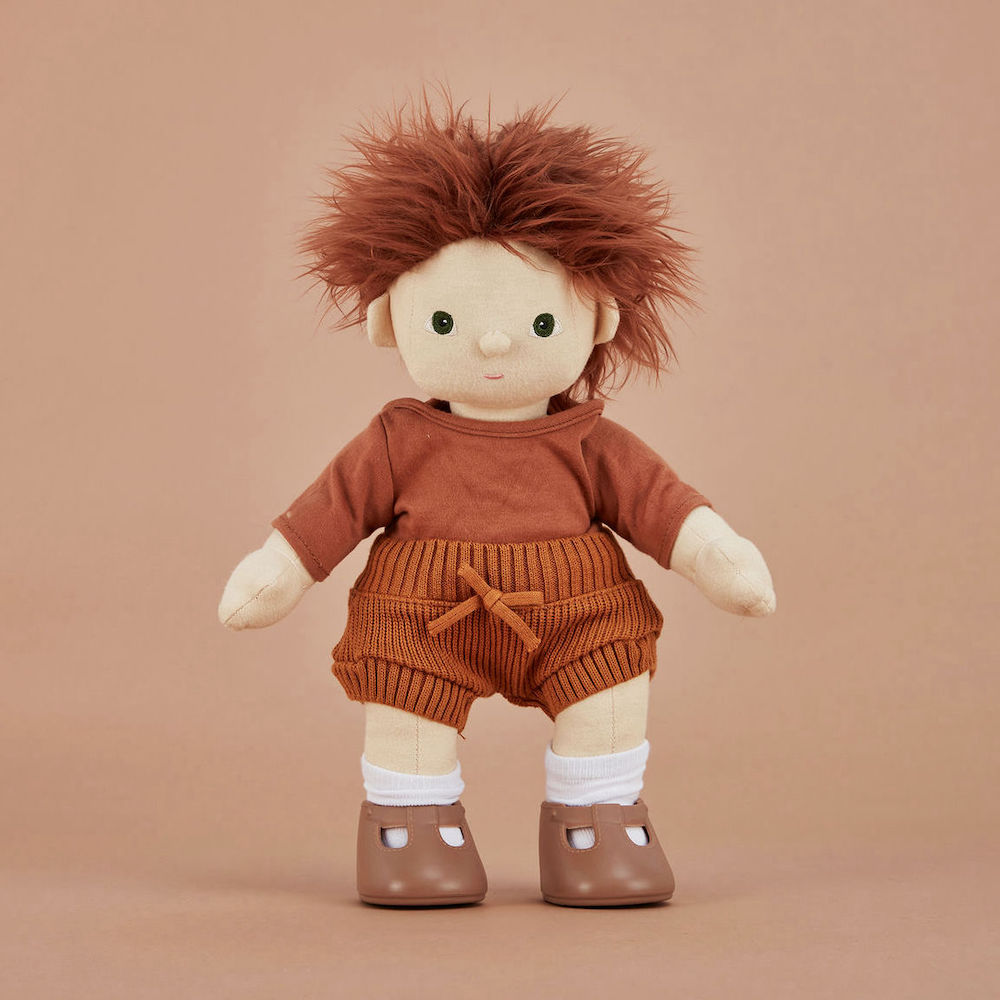 Olli Ella Dinkum Doll Snuggly Set Outfit - Toffee
