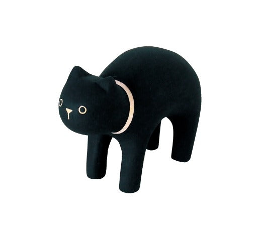 T-Lab Pole Pole Wooden Animal - Black Cat