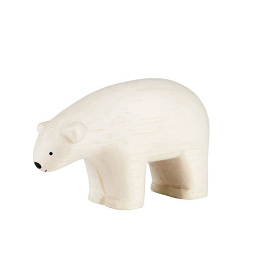 T-Lab Pole Pole Wooden Animal - Polar Bear