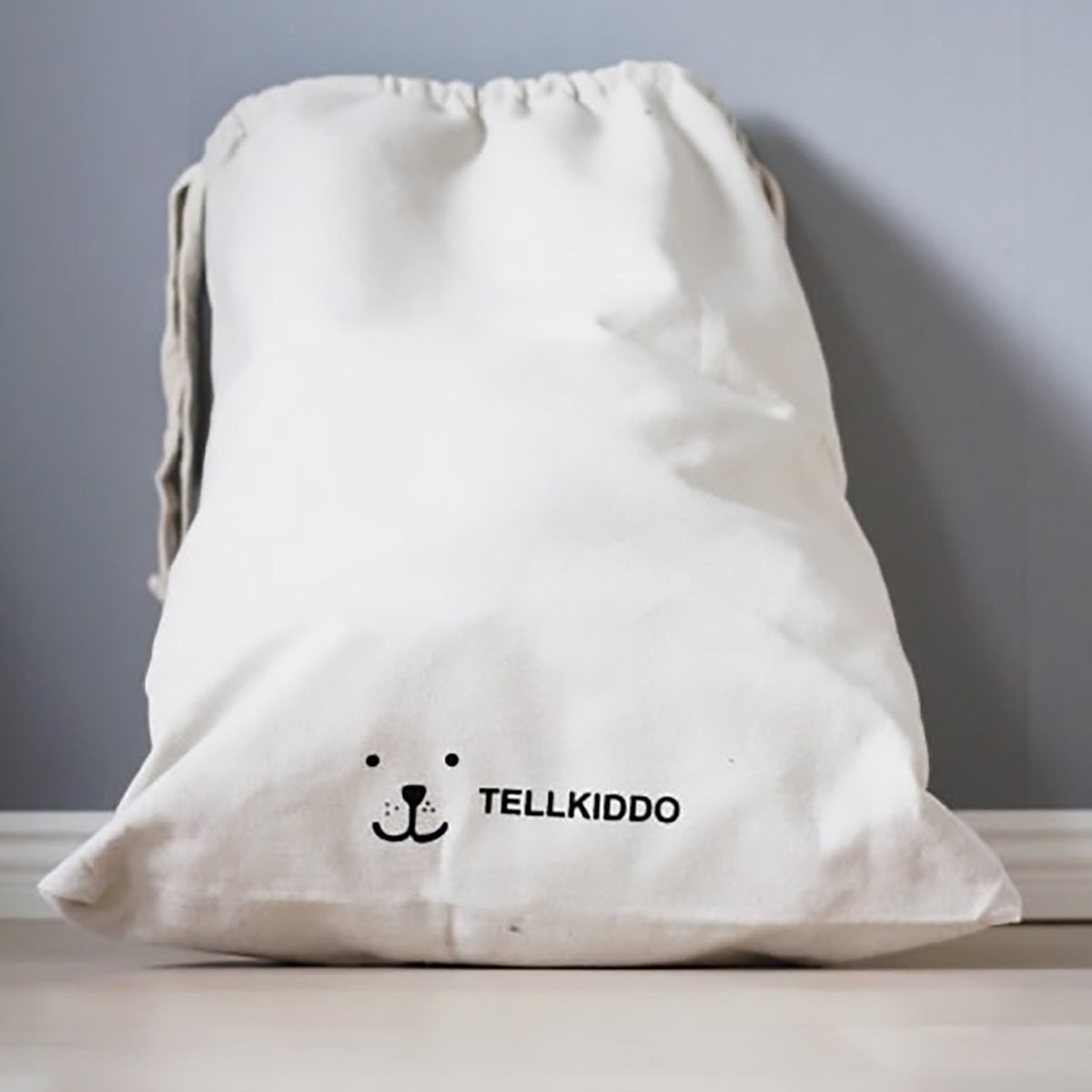 Tellkiddo Sleeping Bear Fabric Storage Bag - Large