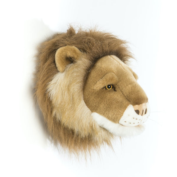 Wild and Soft Childrens Wall Trophy Head Lion - Cesar