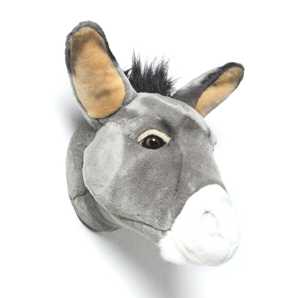 Wild and Soft Donkey Childrens Wall Trophy Head - Francis